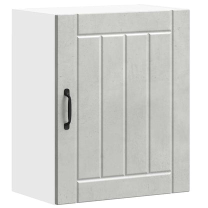 vidaXL Kitchen Wall Cabinets 2 pcs Lucca Concrete Grey Engineered Wood