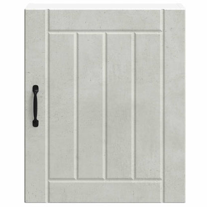 vidaXL Kitchen Wall Cabinets 2 pcs Lucca Concrete Grey Engineered Wood