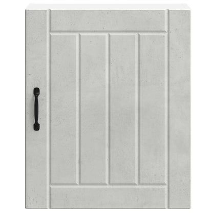 vidaXL Kitchen Wall Cabinets 2 pcs Lucca Concrete Grey Engineered Wood