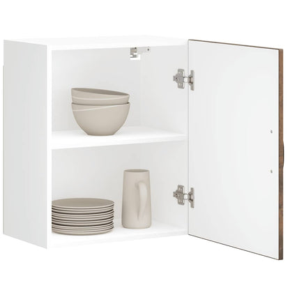 vidaXL Kitchen Wall Cabinet "Lucca" Smoked Oak Engineered Wood