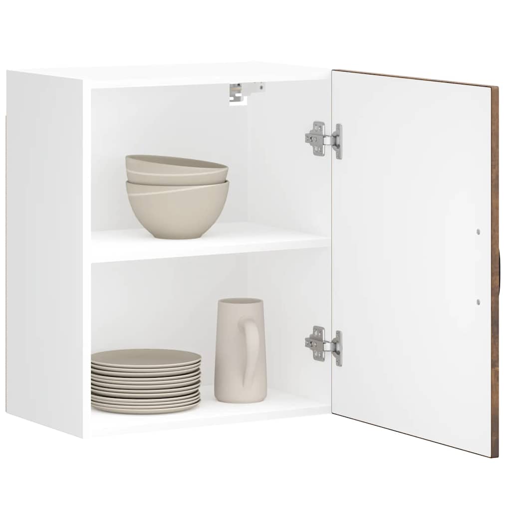 vidaXL Kitchen Wall Cabinets 2 pcs Lucca Smoked Oak Engineered Wood