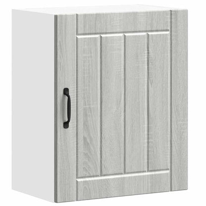 vidaXL Kitchen Wall Cabinet "Lucca" Grey Sonoma Engineered Wood