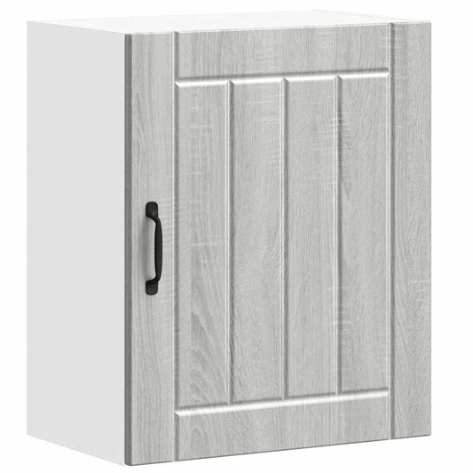vidaXL Kitchen Wall Cabinet "Lucca" Grey Sonoma Engineered Wood