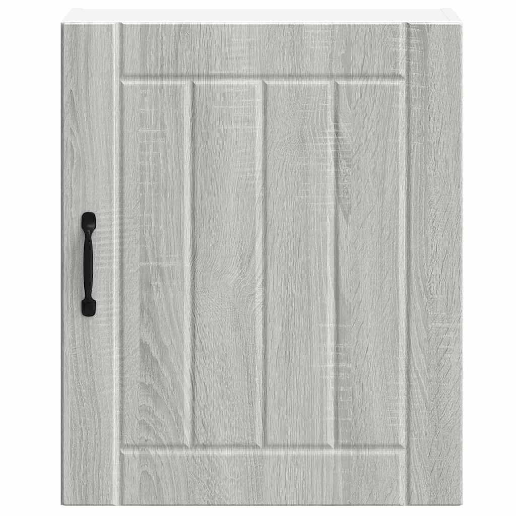 vidaXL Kitchen Wall Cabinets 2 pcs Lucca Grey Sonoma Engineered Wood