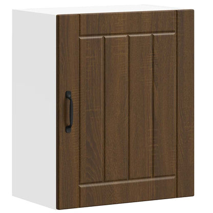 vidaXL Kitchen Wall Cabinet "Lucca" Brown Oak Engineered Wood