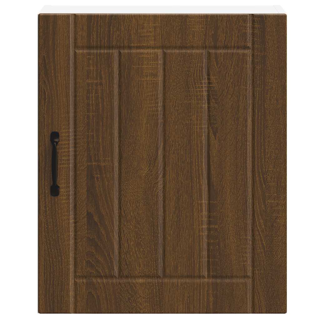 vidaXL Kitchen Wall Cabinet "Lucca" Brown Oak Engineered Wood