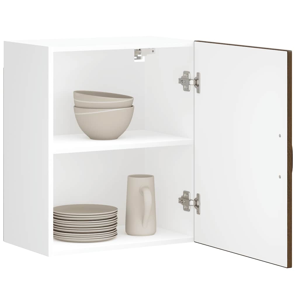 vidaXL Kitchen Wall Cabinet "Lucca" Brown Oak Engineered Wood