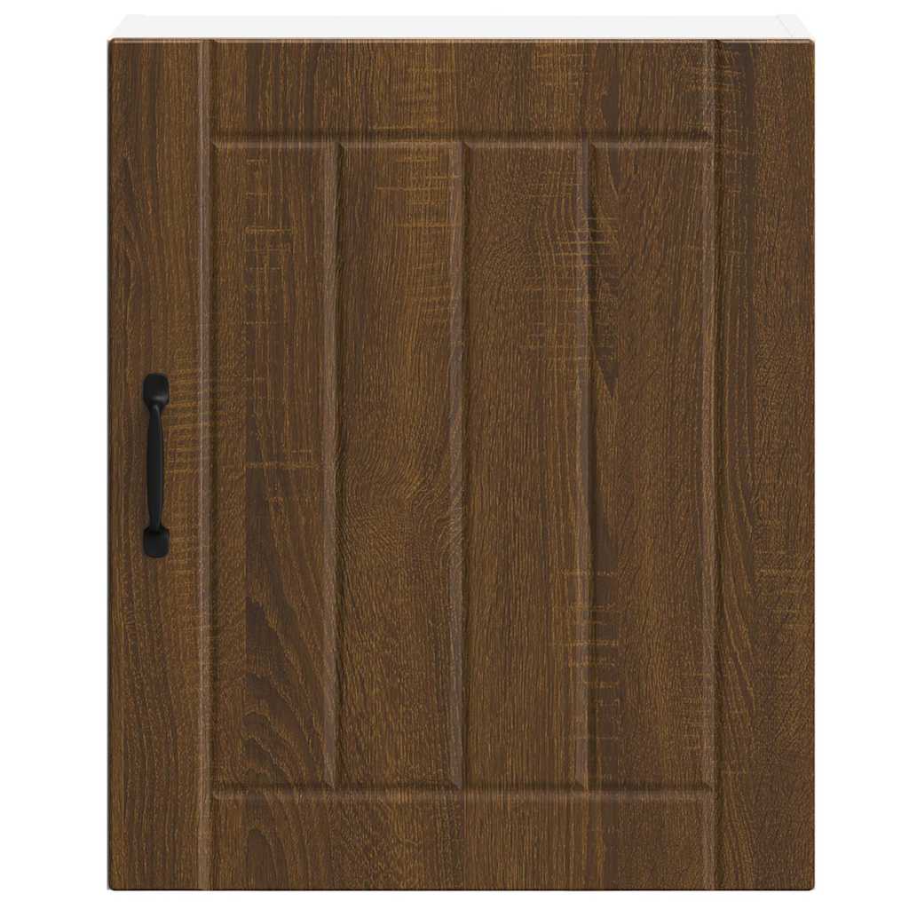 vidaXL Kitchen Wall Cabinets 2 pcs Lucca Brown Oak Engineered Wood