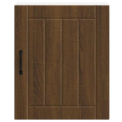 vidaXL Kitchen Wall Cabinets 2 pcs Lucca Brown Oak Engineered Wood