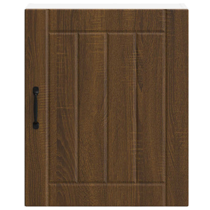 vidaXL Kitchen Wall Cabinets 2 pcs Lucca Brown Oak Engineered Wood