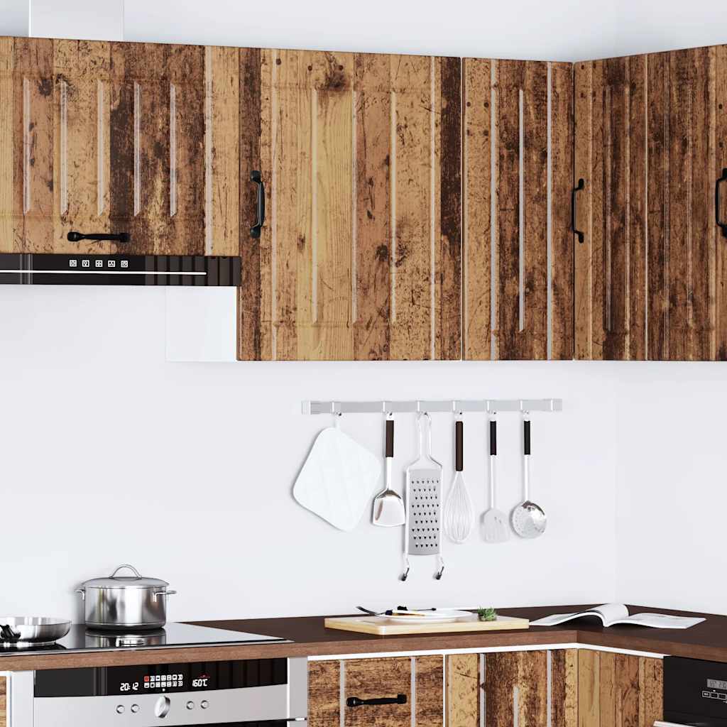 vidaXL Kitchen Wall Cabinet "Lucca" Old Wood Engineered Wood