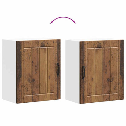 vidaXL Kitchen Wall Cabinet "Lucca" Old Wood Engineered Wood