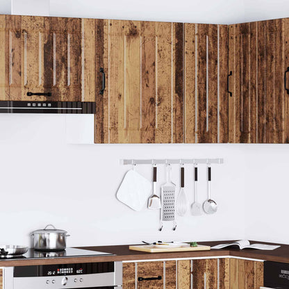 vidaXL Kitchen Wall Cabinet "Lucca" Old Wood Engineered Wood