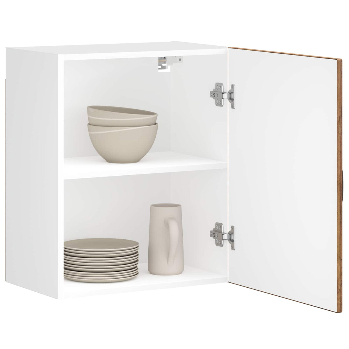 vidaXL Kitchen Wall Cabinet "Lucca" Old Wood Engineered Wood