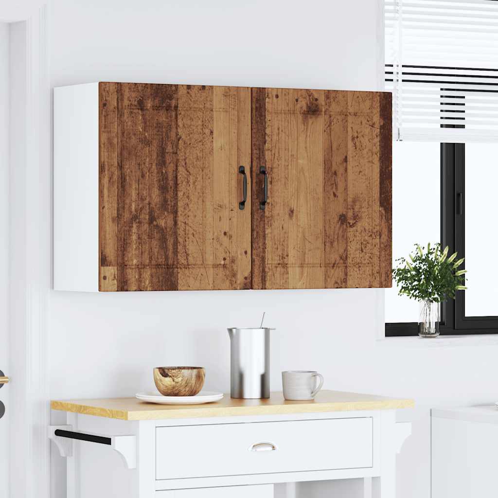 vidaXL Kitchen Wall Cabinets 2 pcs Lucca Old Wood Engineered Wood