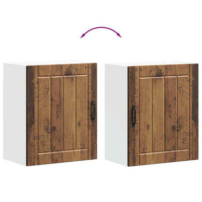 vidaXL Kitchen Wall Cabinets 2 pcs Lucca Old Wood Engineered Wood