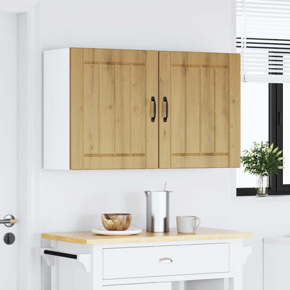 vidaXL Kitchen Wall Cabinets 2 pcs Lucca Artisan Oak Engineered Wood