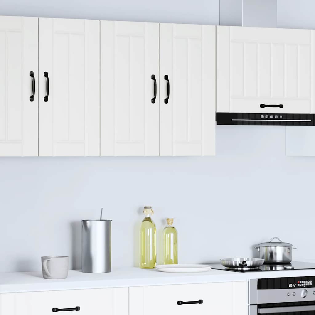 vidaXL Kitchen Wall Cabinet "Lucca" White Engineered Wood