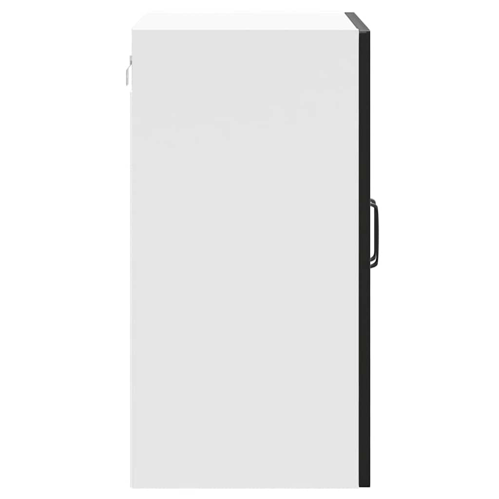 vidaXL Kitchen Wall Cabinet "Lucca" Black Engineered Wood