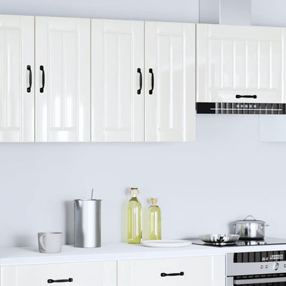 vidaXL Kitchen Wall Cabinet Lucca High Gloss White Engineered Wood