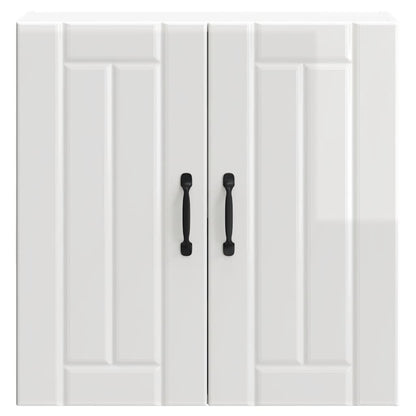 vidaXL Kitchen Wall Cabinet Lucca High Gloss White Engineered Wood