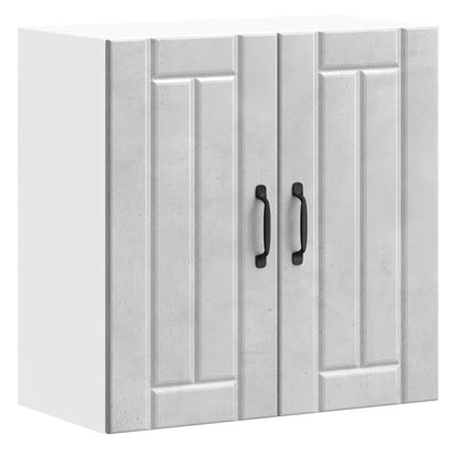 vidaXL Kitchen Wall Cabinet "Lucca" Concrete Grey Engineered Wood