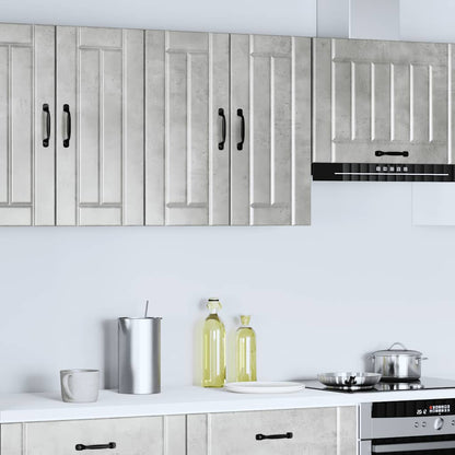 vidaXL Kitchen Wall Cabinet "Lucca" Concrete Grey Engineered Wood