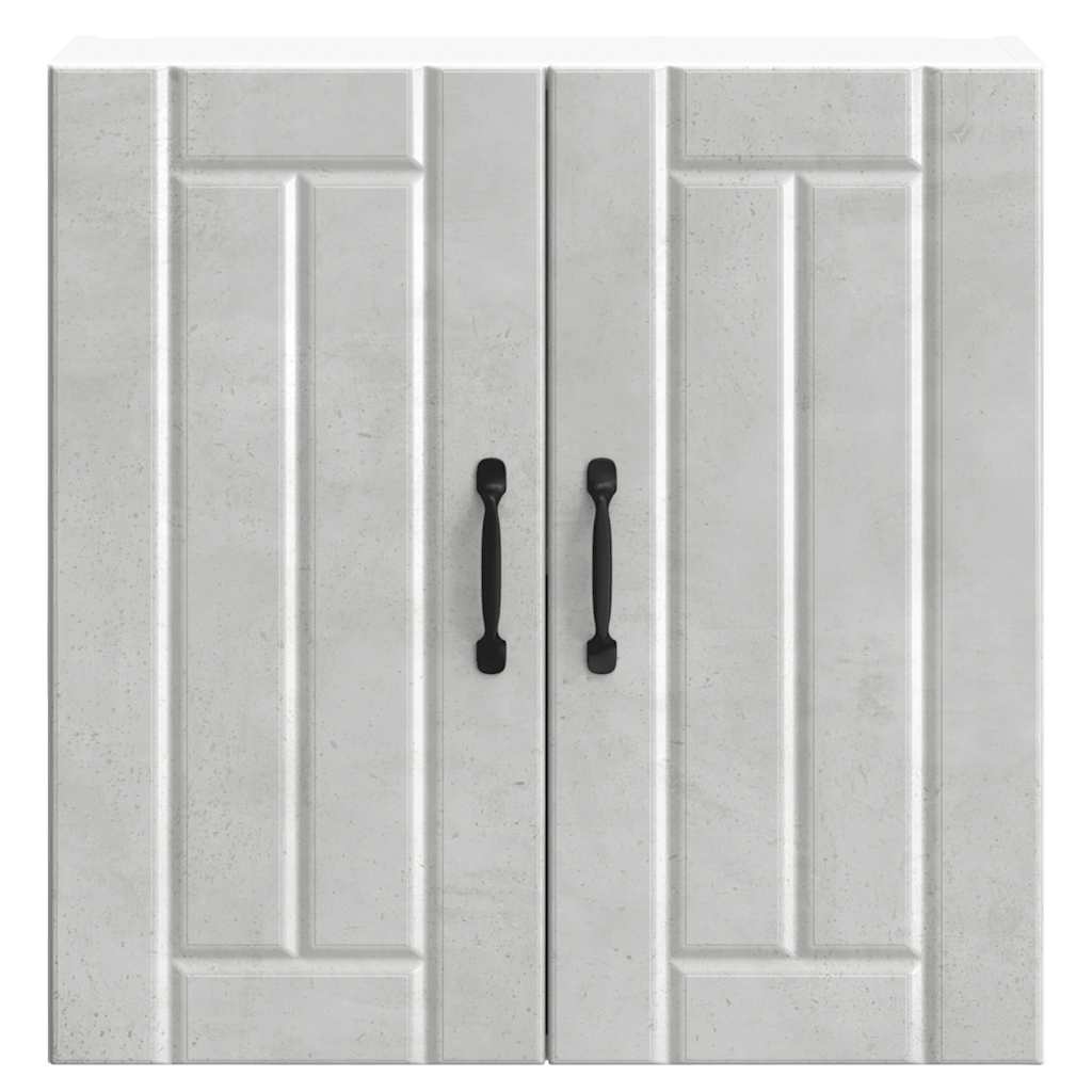 vidaXL Kitchen Wall Cabinet "Lucca" Concrete Grey Engineered Wood