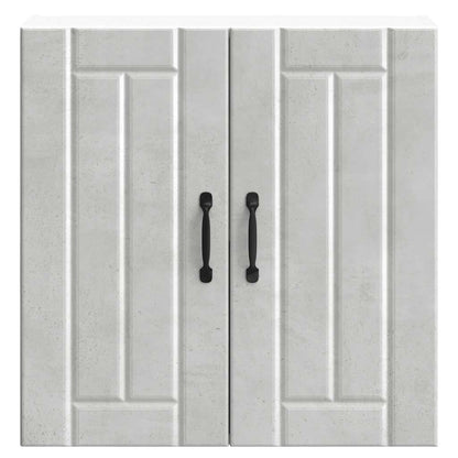 vidaXL Kitchen Wall Cabinet "Lucca" Concrete Grey Engineered Wood