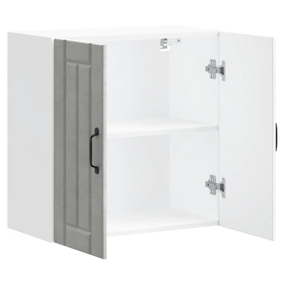 vidaXL Kitchen Wall Cabinet "Lucca" Concrete Grey Engineered Wood