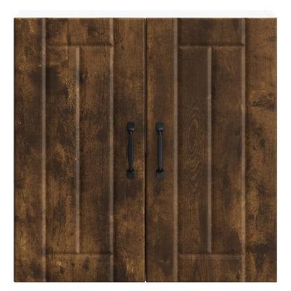 vidaXL Kitchen Wall Cabinet "Lucca" Smoked Oak Engineered Wood