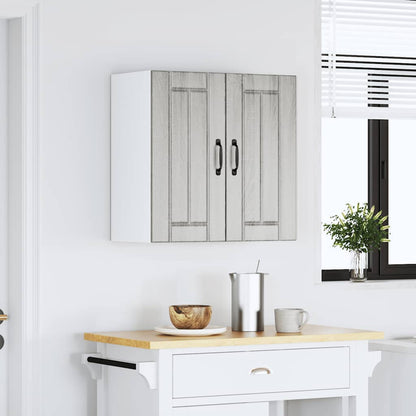 vidaXL Kitchen Wall Cabinet "Lucca" Grey Sonoma Engineered Wood