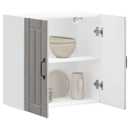 vidaXL Kitchen Wall Cabinet "Lucca" Grey Sonoma Engineered Wood