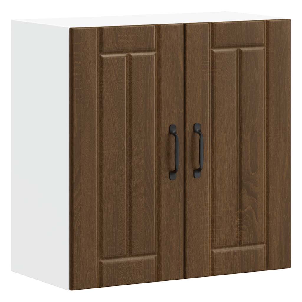 vidaXL Kitchen Wall Cabinet "Lucca" Brown Oak Engineered Wood
