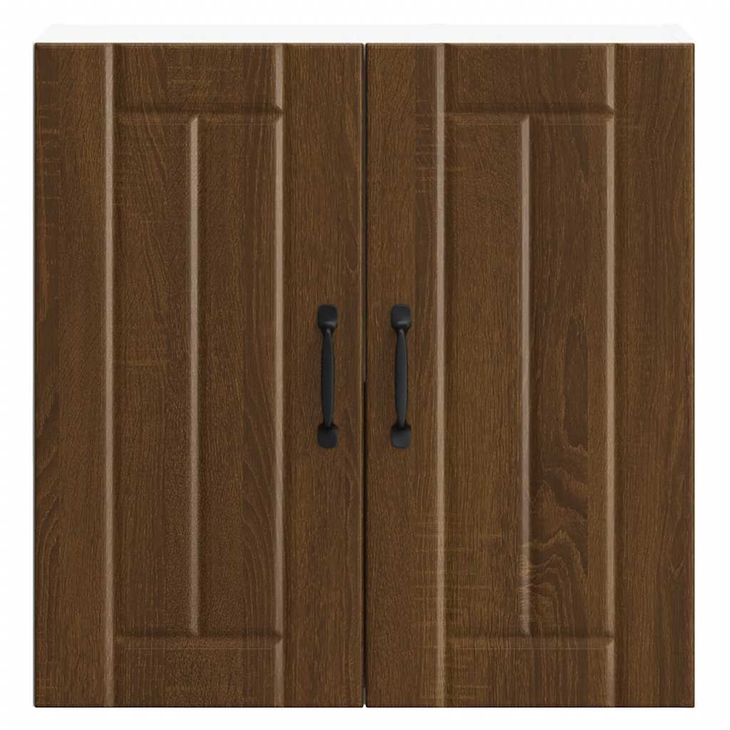 vidaXL Kitchen Wall Cabinet "Lucca" Brown Oak Engineered Wood