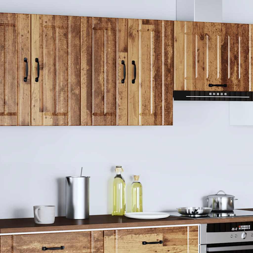 vidaXL Kitchen Wall Cabinet "Lucca" Old Wood Engineered Wood