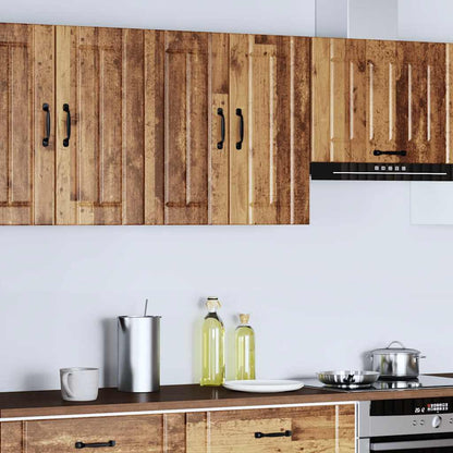vidaXL Kitchen Wall Cabinet "Lucca" Old Wood Engineered Wood