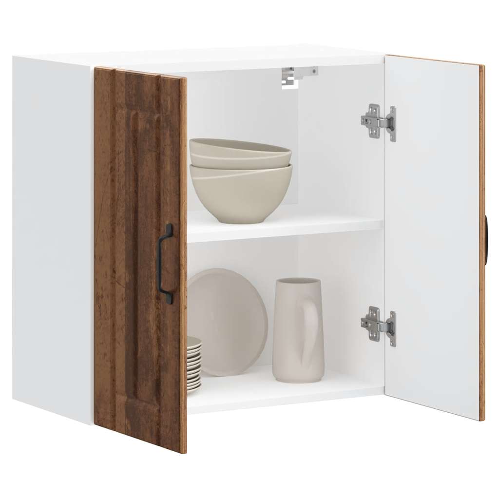 vidaXL Kitchen Wall Cabinet "Lucca" Old Wood Engineered Wood