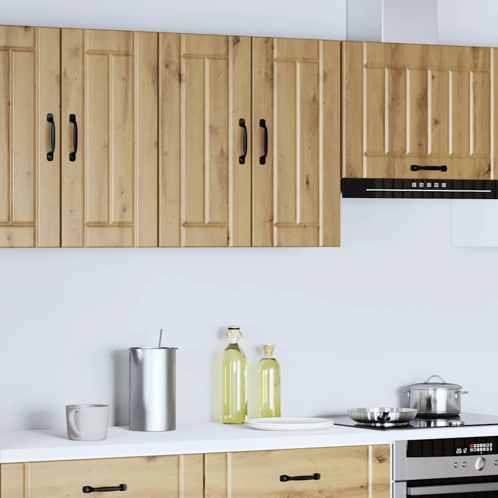 vidaXL Kitchen Wall Cabinet "Lucca" Artisan Oak Engineered Wood