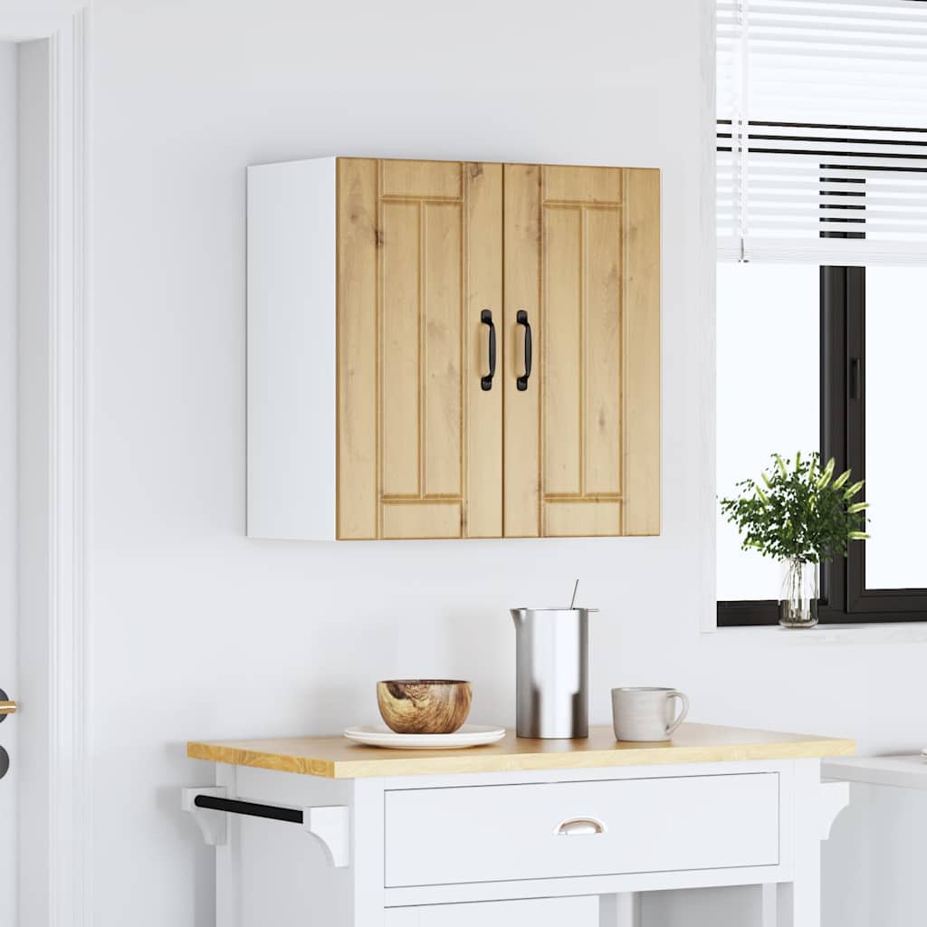 vidaXL Kitchen Wall Cabinet "Lucca" Artisan Oak Engineered Wood