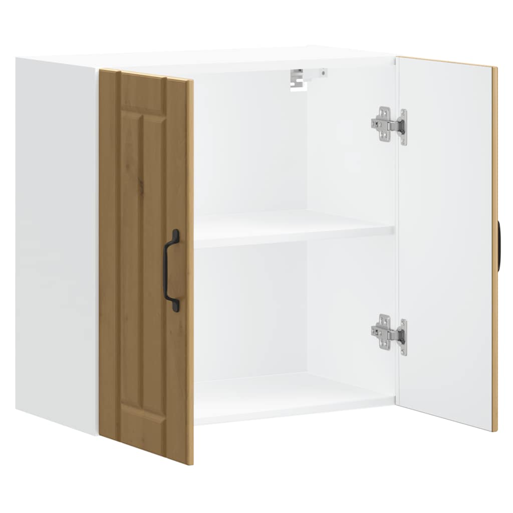 vidaXL Kitchen Wall Cabinet "Lucca" Artisan Oak Engineered Wood