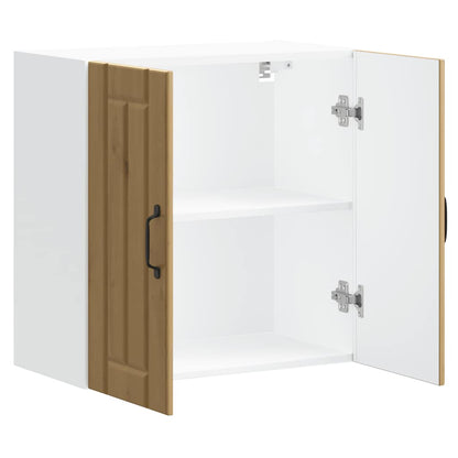 vidaXL Kitchen Wall Cabinet "Lucca" Artisan Oak Engineered Wood