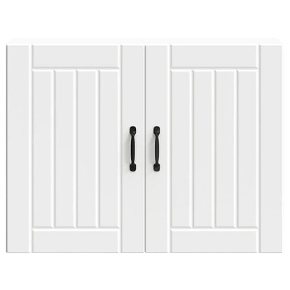 vidaXL Kitchen Wall Cabinet Lucca White Engineered Wood