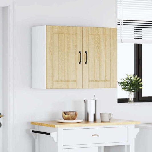 vidaXL Kitchen Wall Cabinet "Lucca" Sonoma Oak Engineered Wood