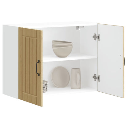 vidaXL Kitchen Wall Cabinet "Lucca" Sonoma Oak Engineered Wood