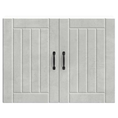 vidaXL Kitchen Wall Cabinet "Lucca" Concrete Grey Engineered Wood