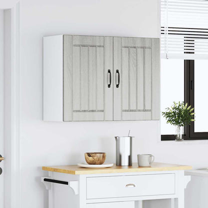 vidaXL Kitchen Wall Cabinet "Lucca" Grey Sonoma Engineered Wood