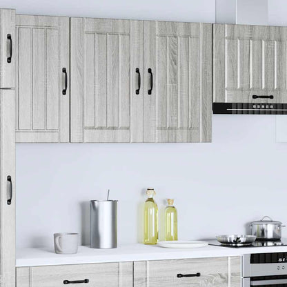 vidaXL Kitchen Wall Cabinet "Lucca" Grey Sonoma Engineered Wood