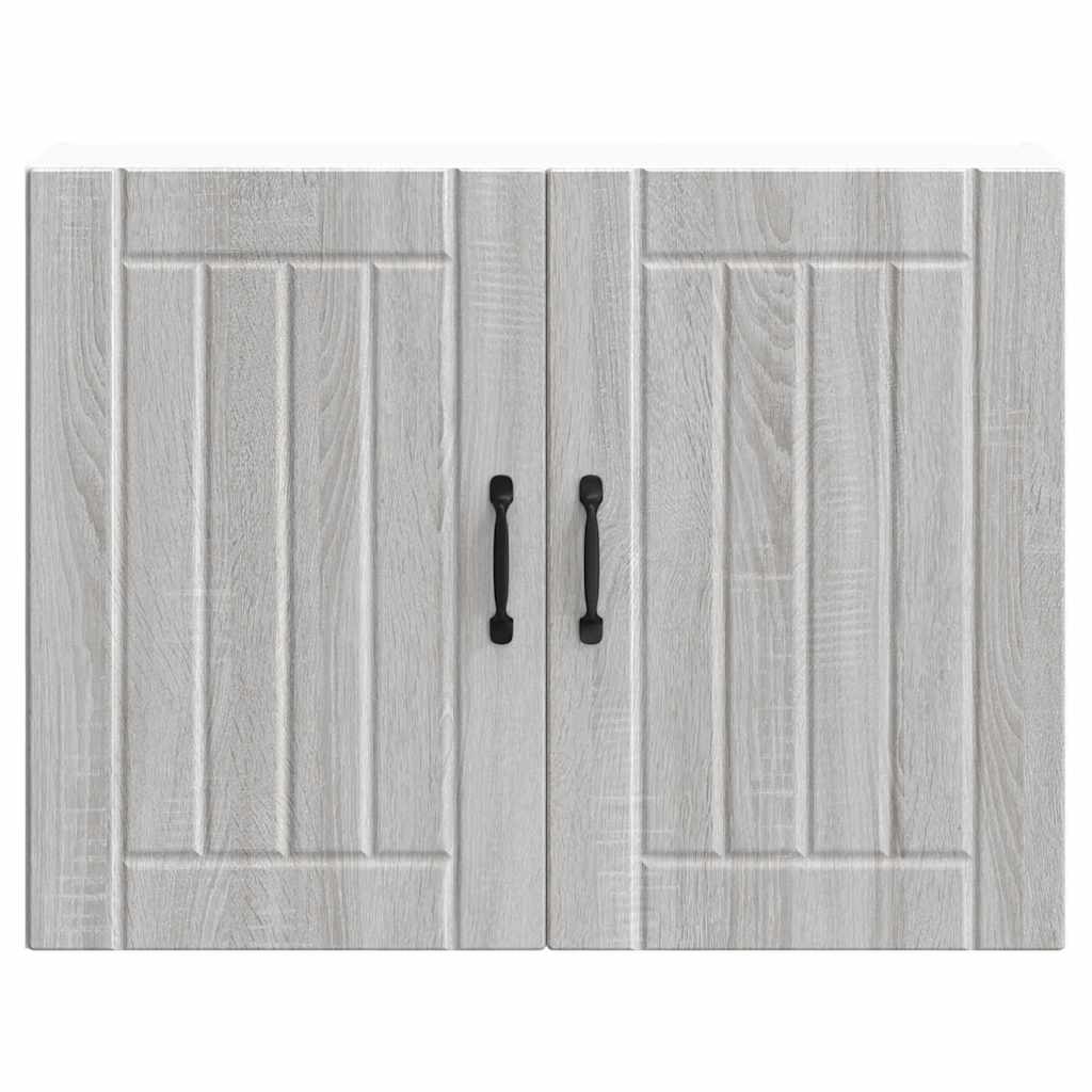 vidaXL Kitchen Wall Cabinet "Lucca" Grey Sonoma Engineered Wood