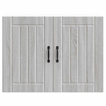 vidaXL Kitchen Wall Cabinet "Lucca" Grey Sonoma Engineered Wood